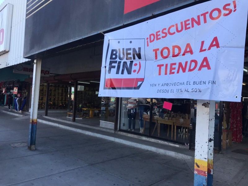 Comerciantes esperan recuperarse con ''Buen Fin''