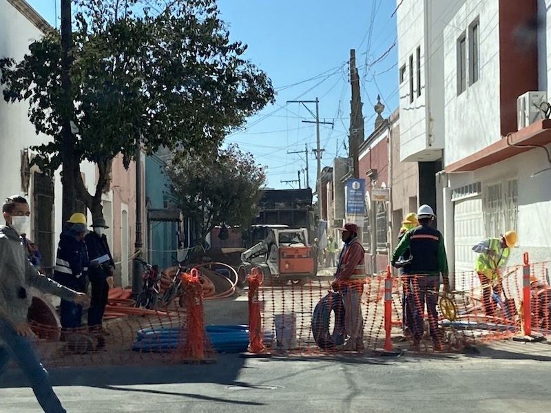 Comerciantes molestos tras obra en calle Zaragoza