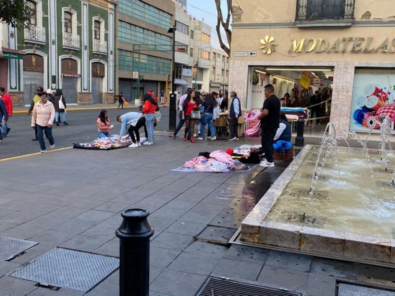 Comerciantes piden abrir las calles del centro de Toluca