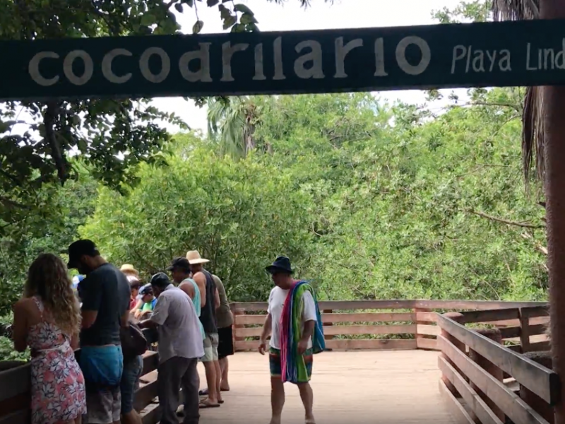 Comerciantes piden rehabilitar mirador del cocodrilario