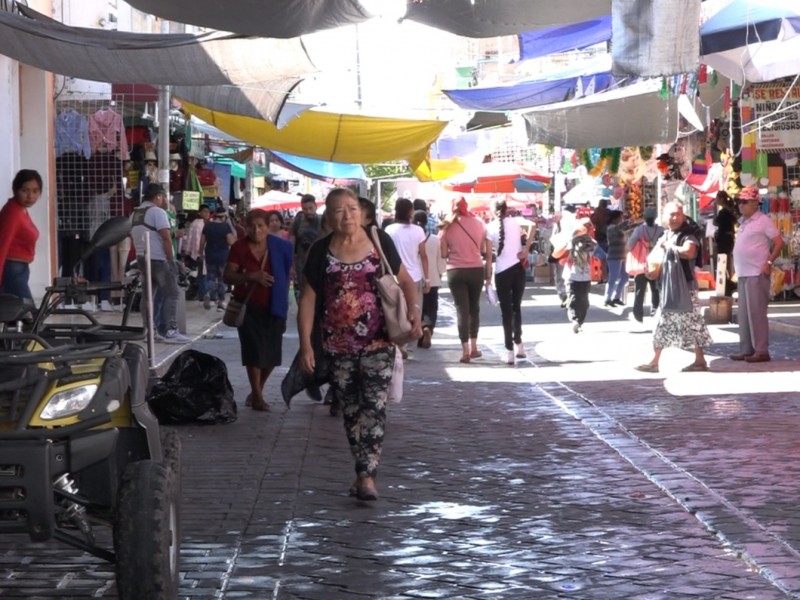 Comerciantes semifijos exigen no desplazamiento por ambulantes de temporada