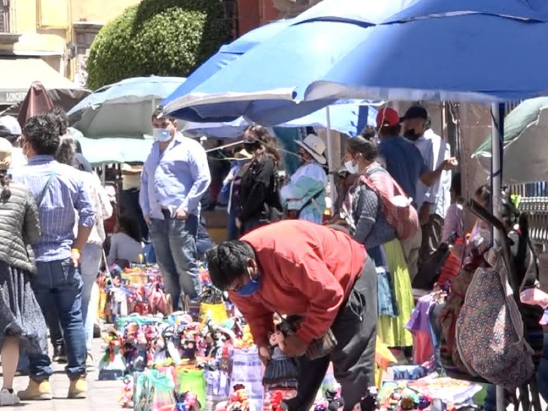 Comercio establecido del centro molestos con ambulantaje