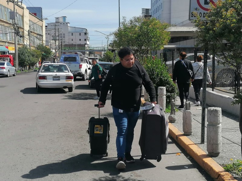 Comienza aforo de paseantes en la Terminal de Toluca