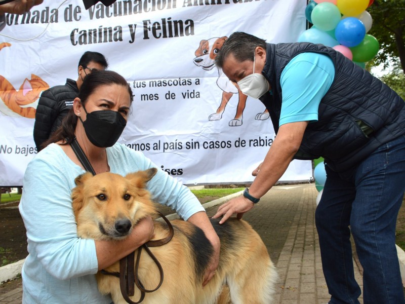 Comienza jornada de vacunación antirrábica