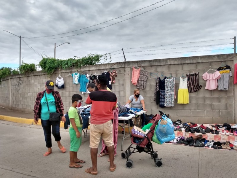 Comienza reactivación de los tianguis en Culiacán