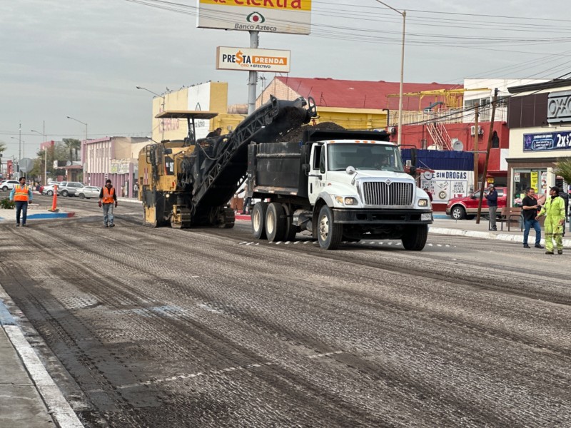 Comienza rehabilitación de la avenida Juárez