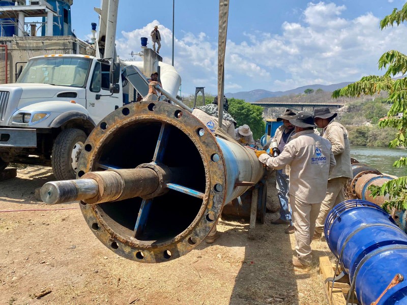 Comienza sustitución de equipo de bombeo en el SMAPA