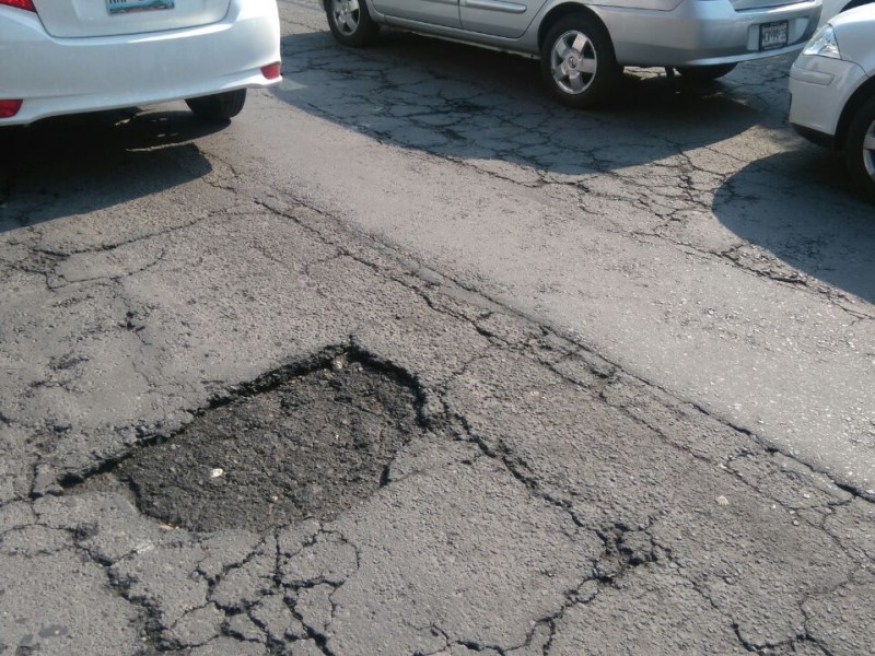 Comienza temporada de baches