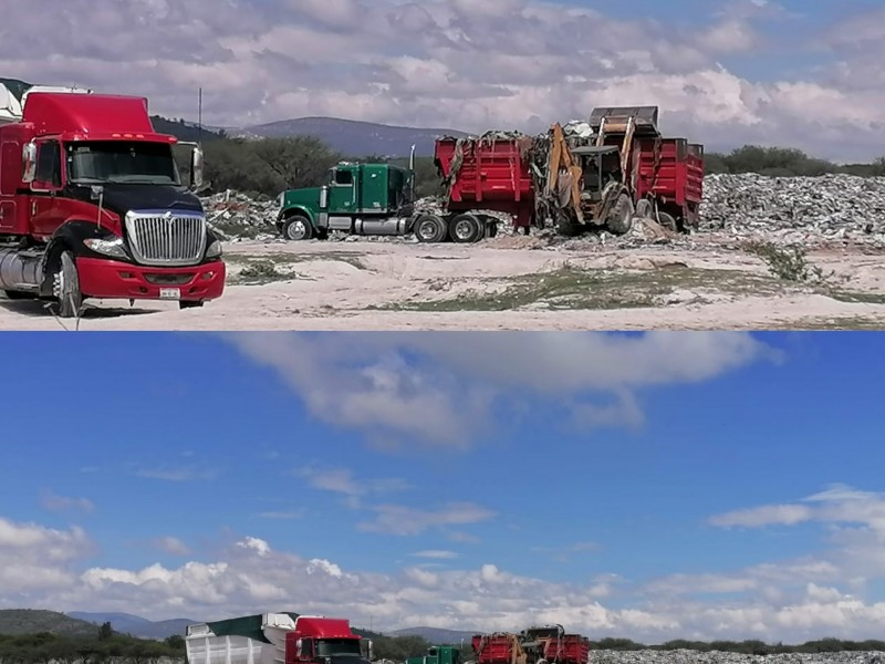 Comienzan a retirar basura del patio de maniobras 