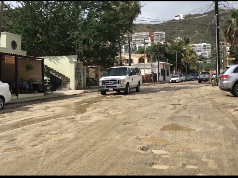 Comienzan la rehabilitación de calles de CSl