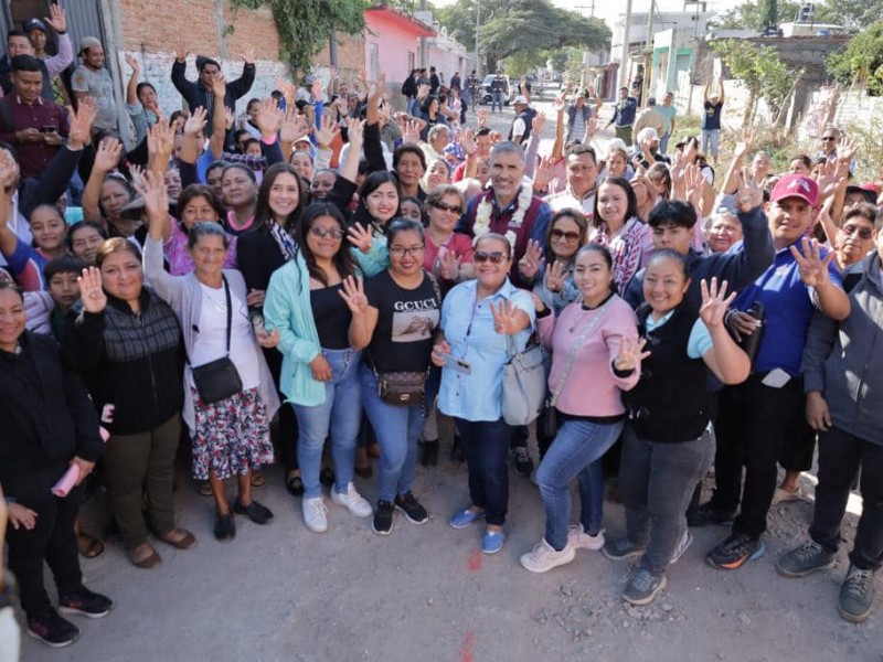 Comienzan obras de pavimientación en colonia Las Granjas