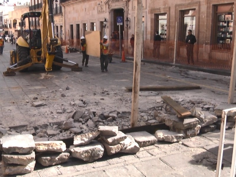 Comienzan obras en calle Allende