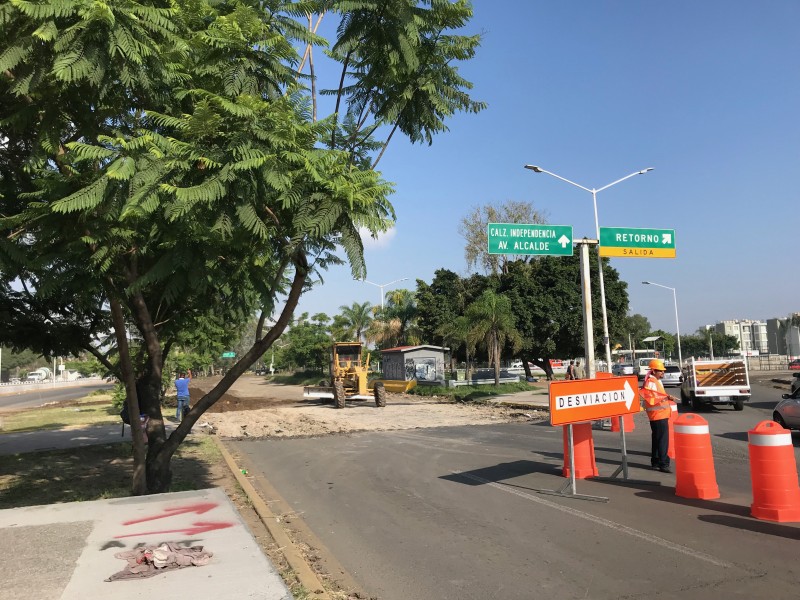 Comienzan trabajos en Periférico y avenida Artesanos