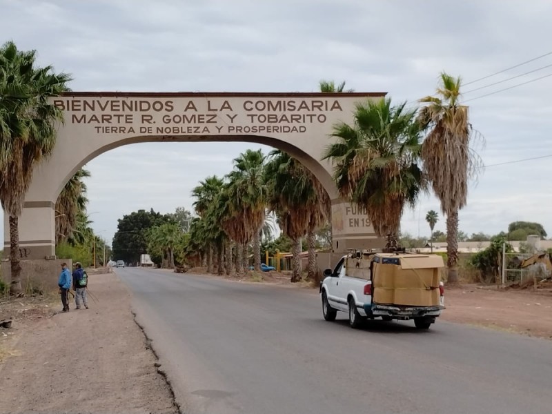 Comisaría Marte R Gómez sufre desabasto de agua potable