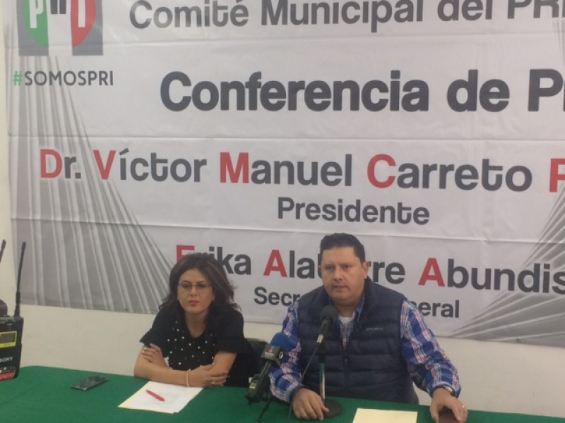 Comité municipal PRI critica elecciones en juntas auxiliares