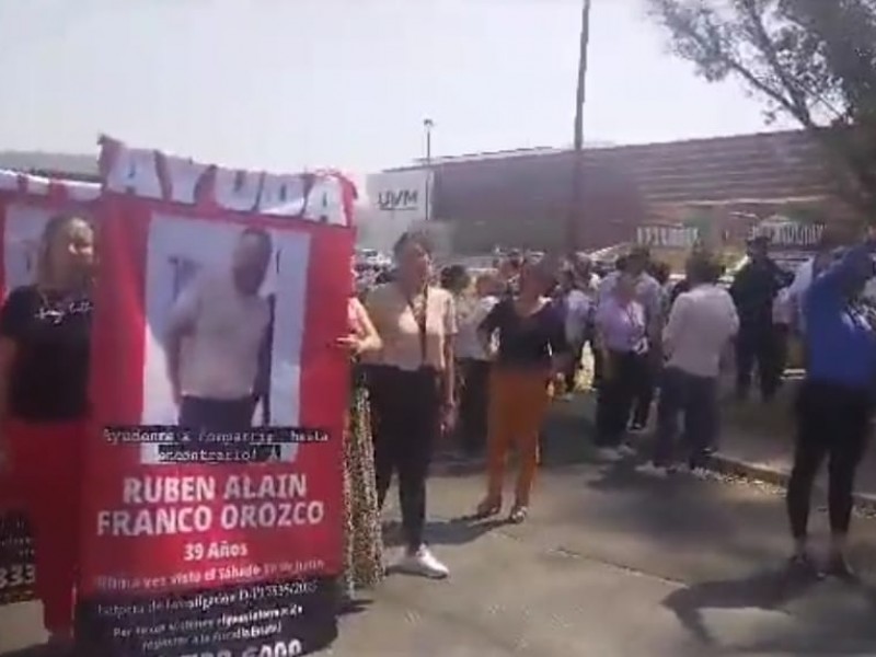 Compañeros de Rubén Alaín Franco exigen su localización