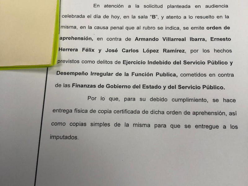 Comparece Ernesto Herrera Félix por desvíos en Finanzas