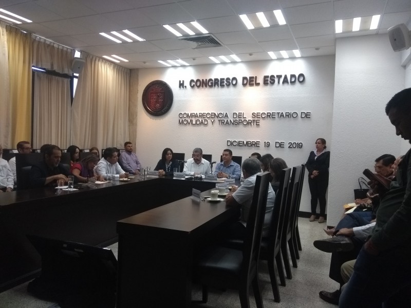 Comparece Secretario de Transporte en Chiapas