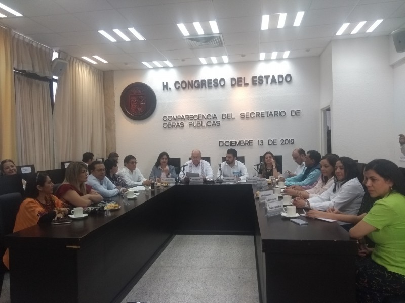 Comparece SOP ante Congreso Estatal