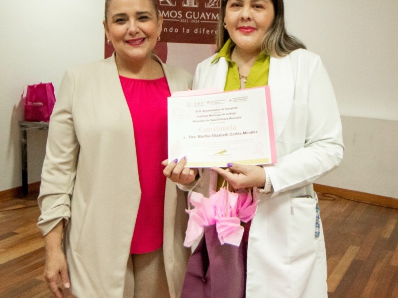 Comparte Ayuntamiento de Guaymas conferencia sobre 'Cáncer de mama'