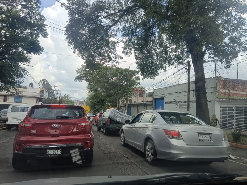 Competencia de ciclismo generó caos vehicular en Xalapa