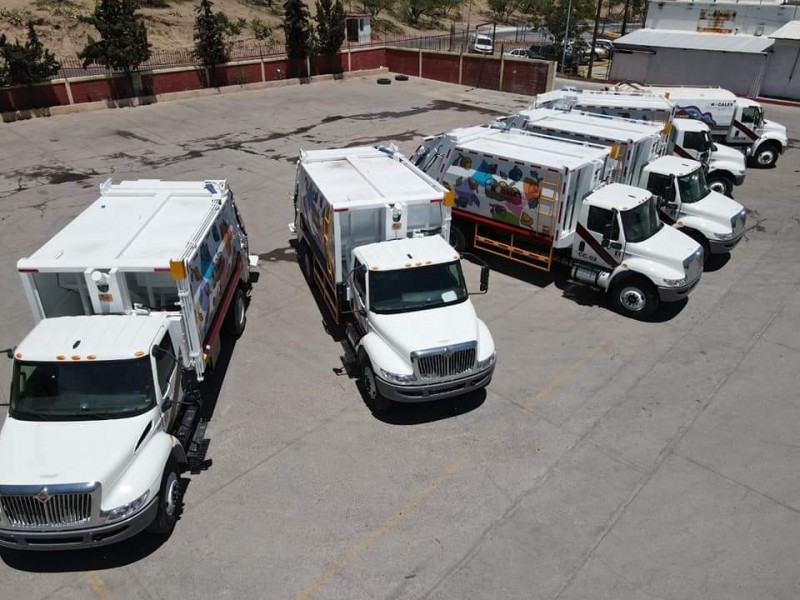 Adquiere municipio 7 camiones para recolección de basura