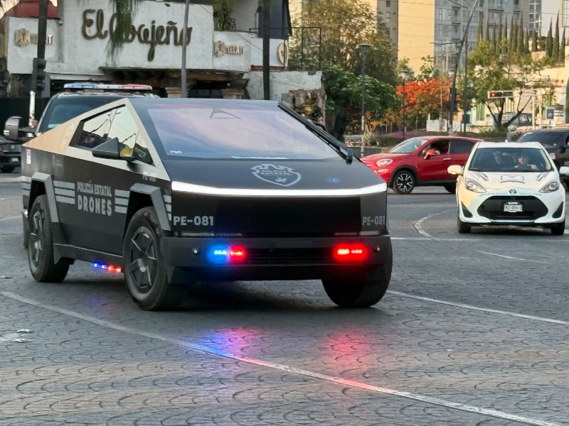 Compran cyber truck para la Policía del Estado