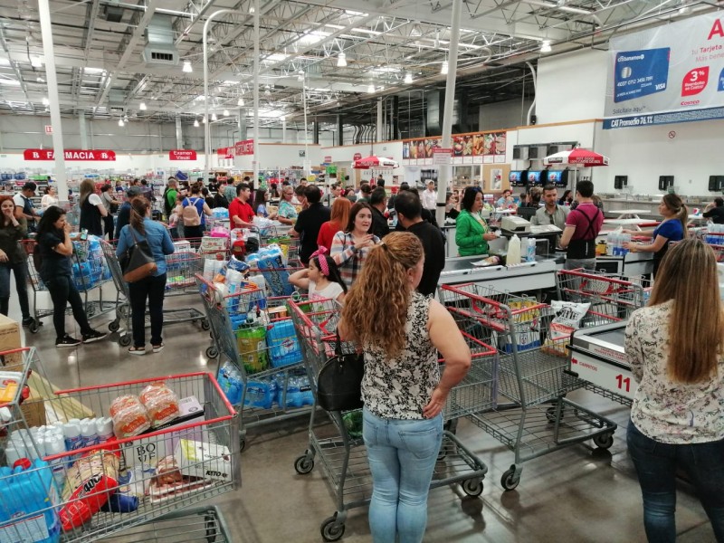 Compras de pánico en Culiacán ante Coronavirus