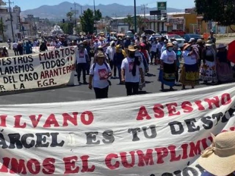 Comuneros de Arantepacua realizan movilizaciones en Morelia