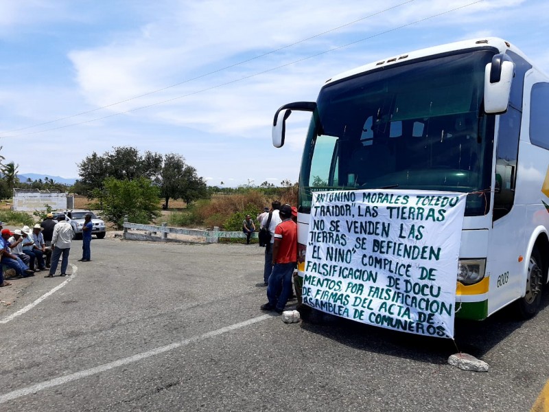 Comuneros de Puente Madera bloquean carretera por cuarta ocasión