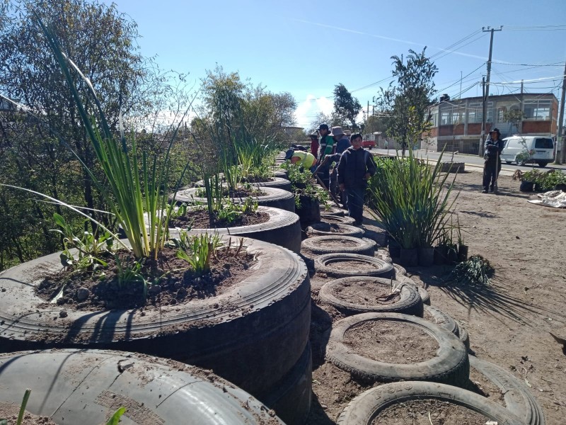 Comunidad otomí rescata basurero en Toluca