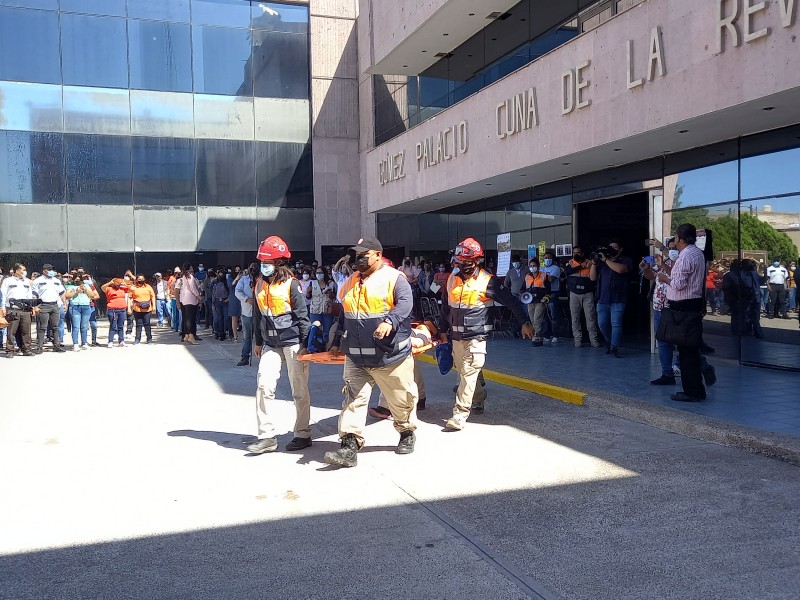 Con 29 simulacros conmemoran Día Nacional de Protección Civil