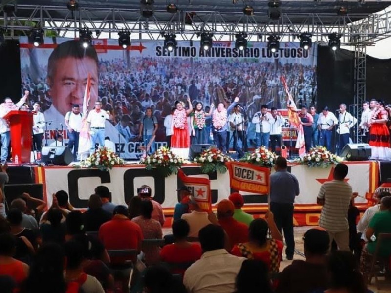 Con acto político-cultural recuerdan a dirigente de la COCEI