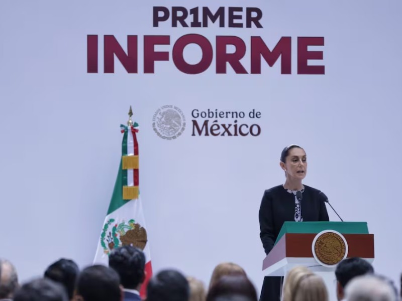 Con buenos resultados concluye primer informe de Sheinbaum