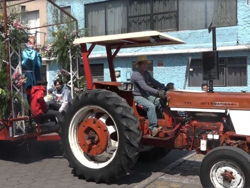 Con desfile festejan a San Isidro Labrador, pidieron abundantes lluvias