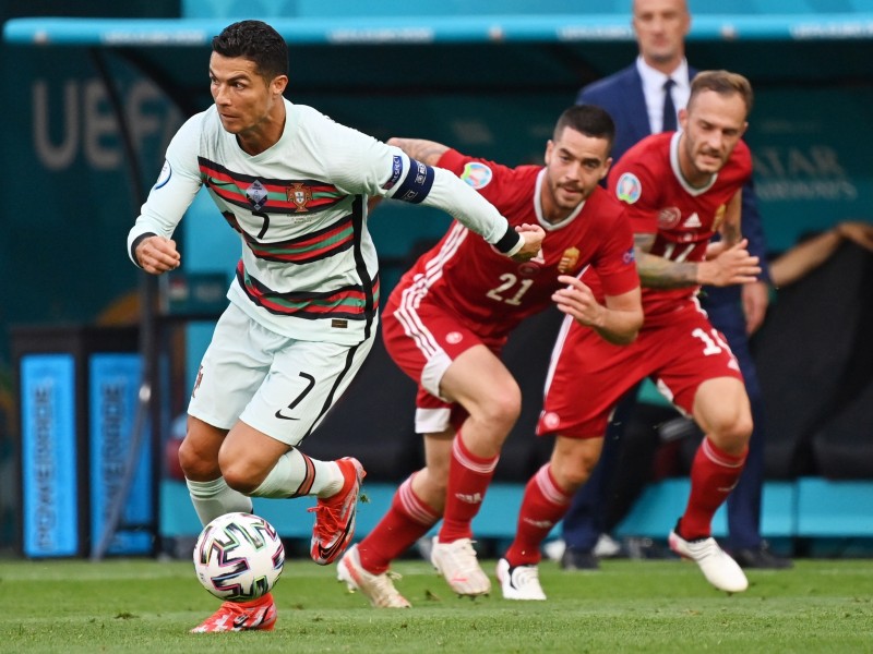 Con dos de Cristiano Ronaldo, Portugal venció 0-3 a Hungría