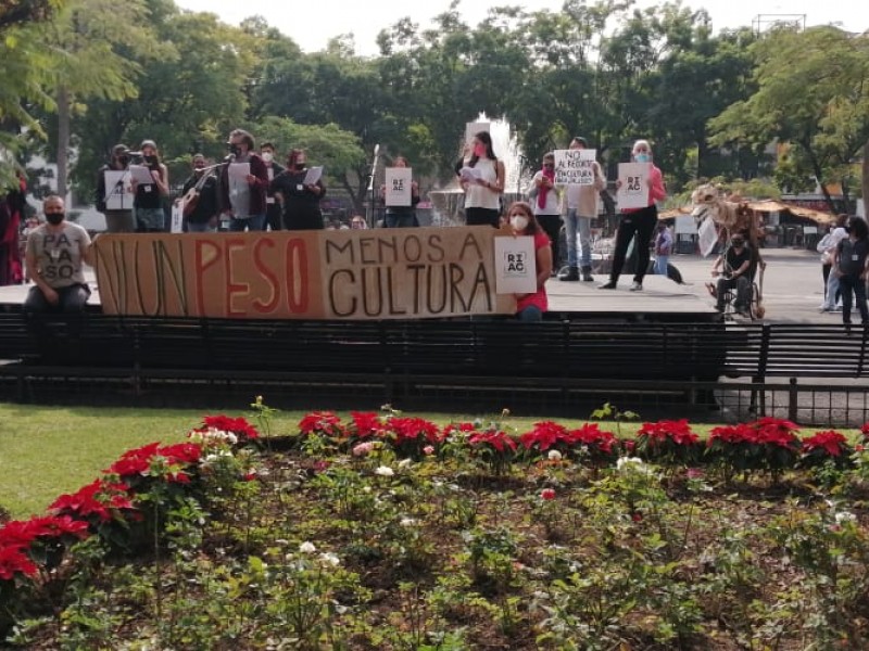 Con festival artístico, protestan contra recortes a cultura en Jalisco