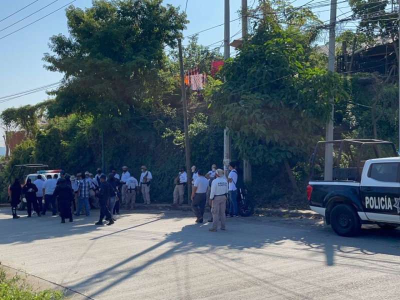 Con fuerza pública desmantelan galera en colonia irregular Valle Grande