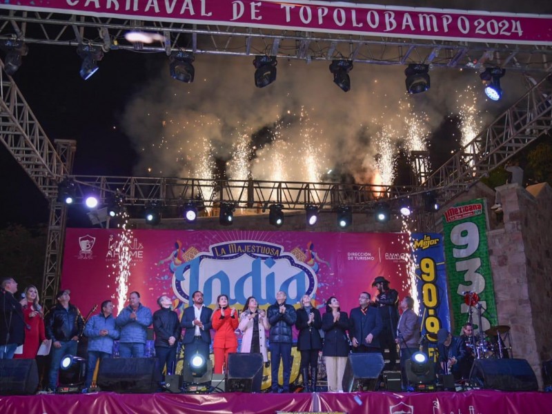 Con gran fiesta inicia el Carnaval de Topolobampo