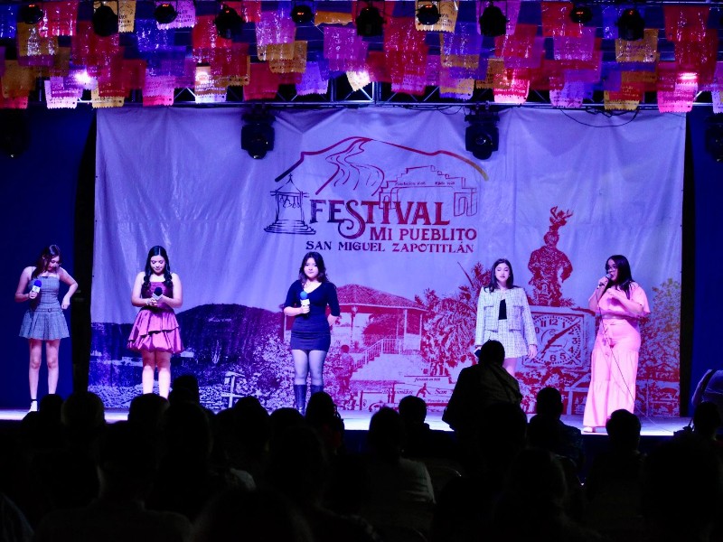 Con gran participación inició el festival Mi Pueblito en San Miguel Zapotitlán