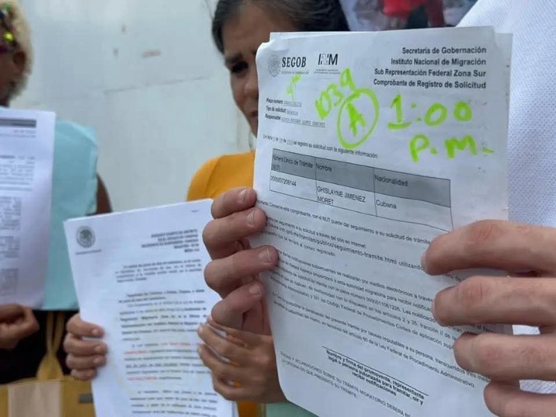 Con huelga de hambre, Cubanos exigen residencia permanente en México