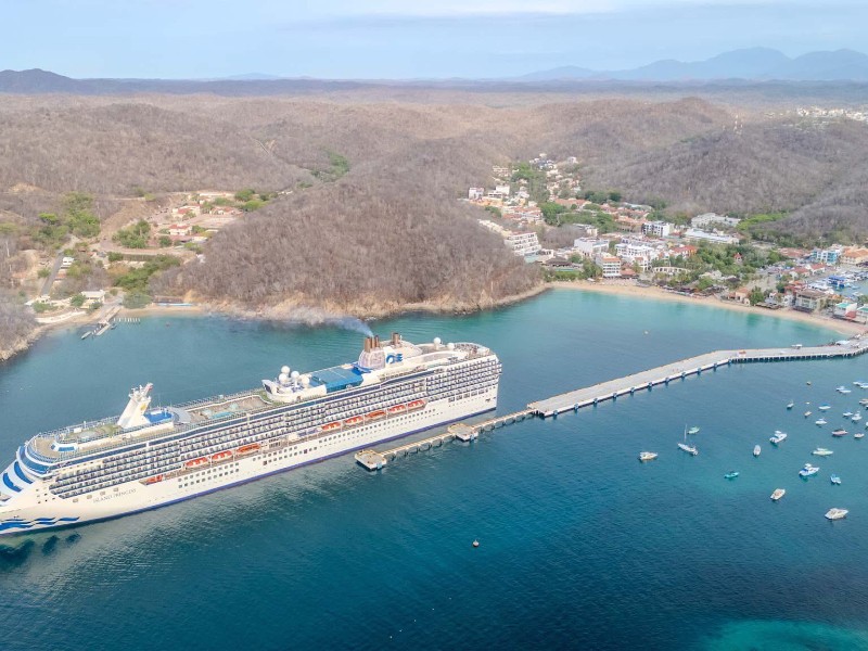 Concluye temporada de cruceros en Huatulco; derrama de 40 MDP