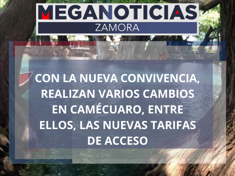 Con la nueva convivencia, incrementan tarifas en lago de Camécuaro.