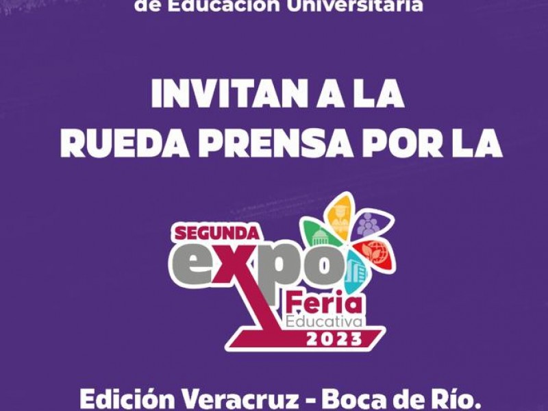 Con la participación de 58 instituciones anuncian Feria Educativa