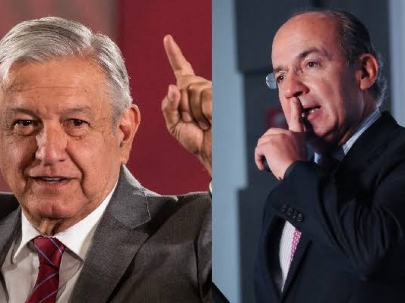 ¡Con los hijos no!: Calderón reclama a AMLO