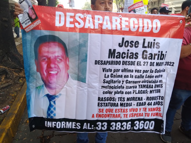 Con manifestación piden la búsqueda y localización de José Luis