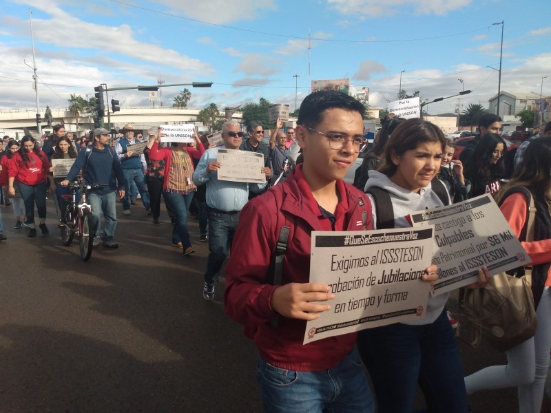 Con marcha exige Staus más dinero para Unison