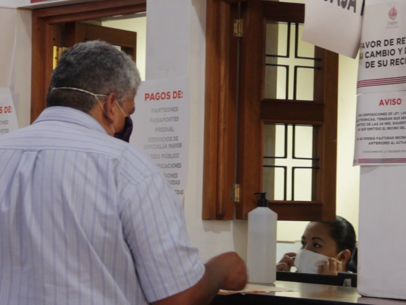 Con medidas sanitarias inician campañas de recaudación de impuestos