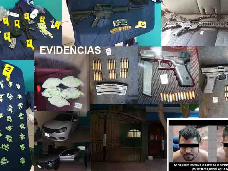 Con mil dosis de droga son detenidas tres personas