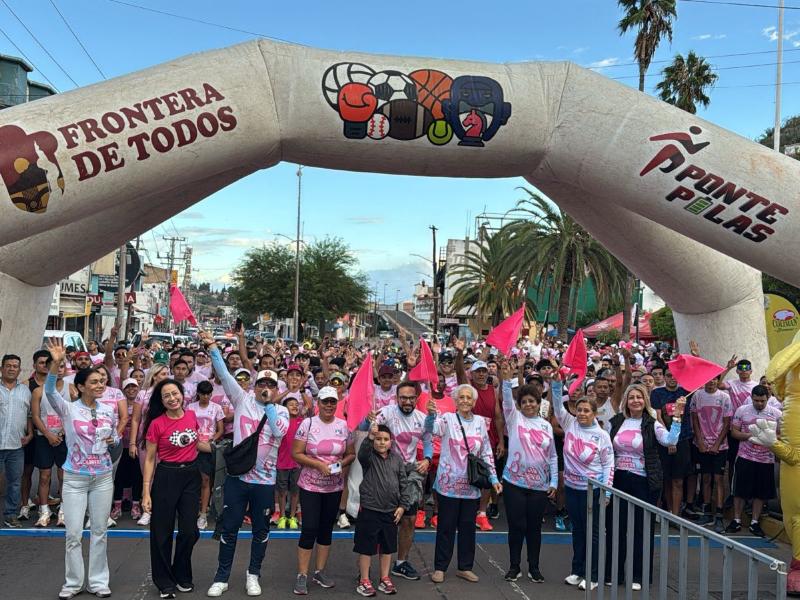 Con mil participantes, la Carrera Rosa Nogales 2026 supera expectativas